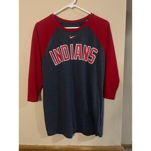 Nike Cleveland Indians 3/4 Sleeve Shirt